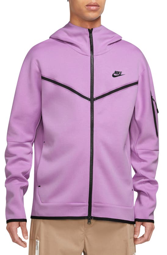 hoofdstad Snazzy Omtrek Nike Sportswear Tech Fleece Zip Hoodie In Purple/black | ModeSens