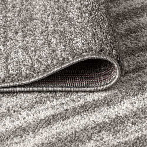 Jonathan Y Aya Berber Stripe Geometric Area Rug In Gray/cream