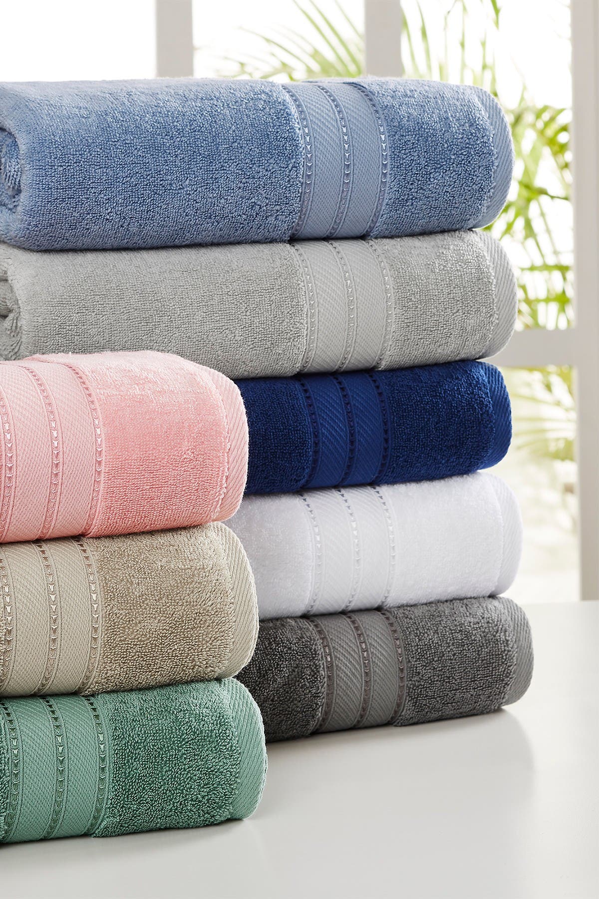 Modern Threads | Spunloft Bath Towel - Set of 4 - Gray | Nordstrom Rack