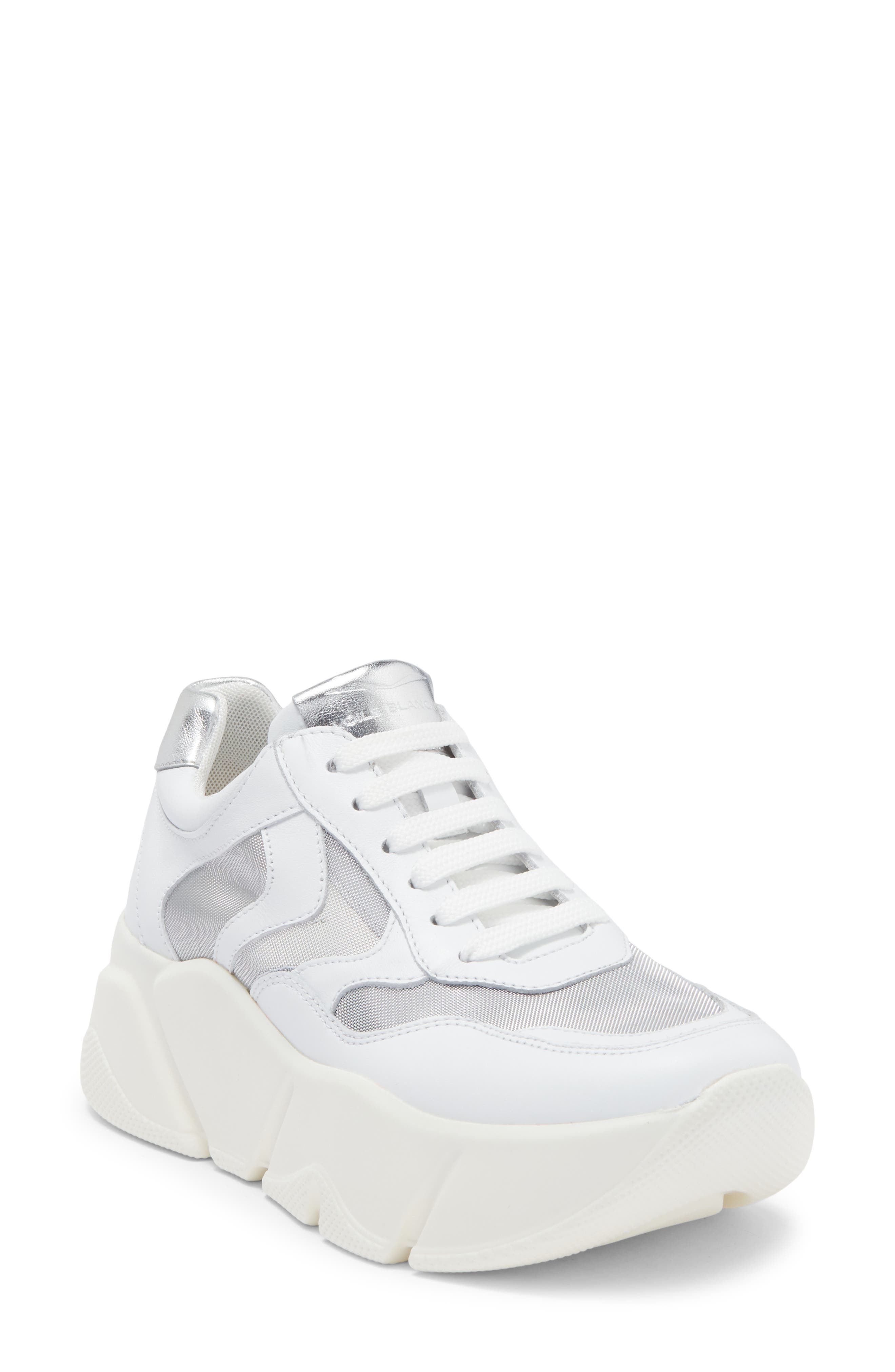 Viola Blanche Monster Platform Sneaker In White | ModeSens