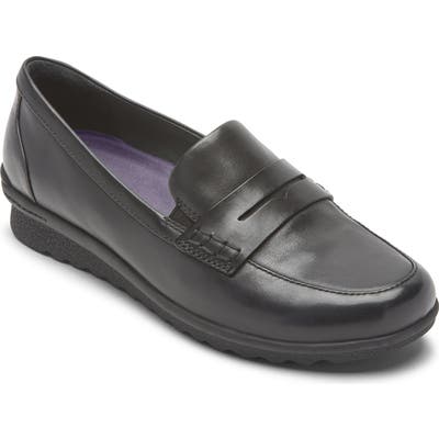 Aravon Josie Water Repellent Penny Loafer B - Black