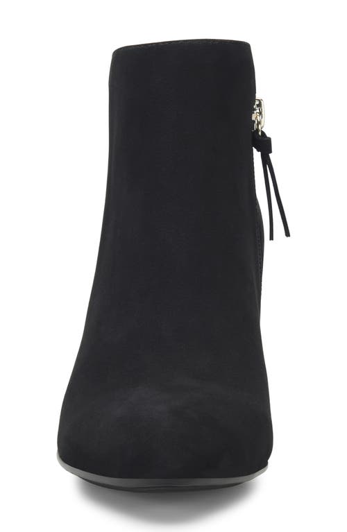 Shop Söfft Sasha Water Resistant Bootie In Black Suede