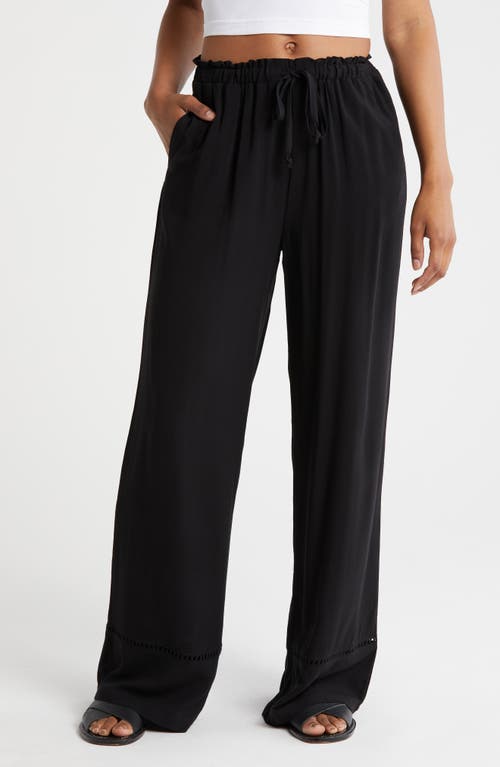 HURLEY HURLEY BECKY DRAWSTRING WAIST BEACH PANTS 