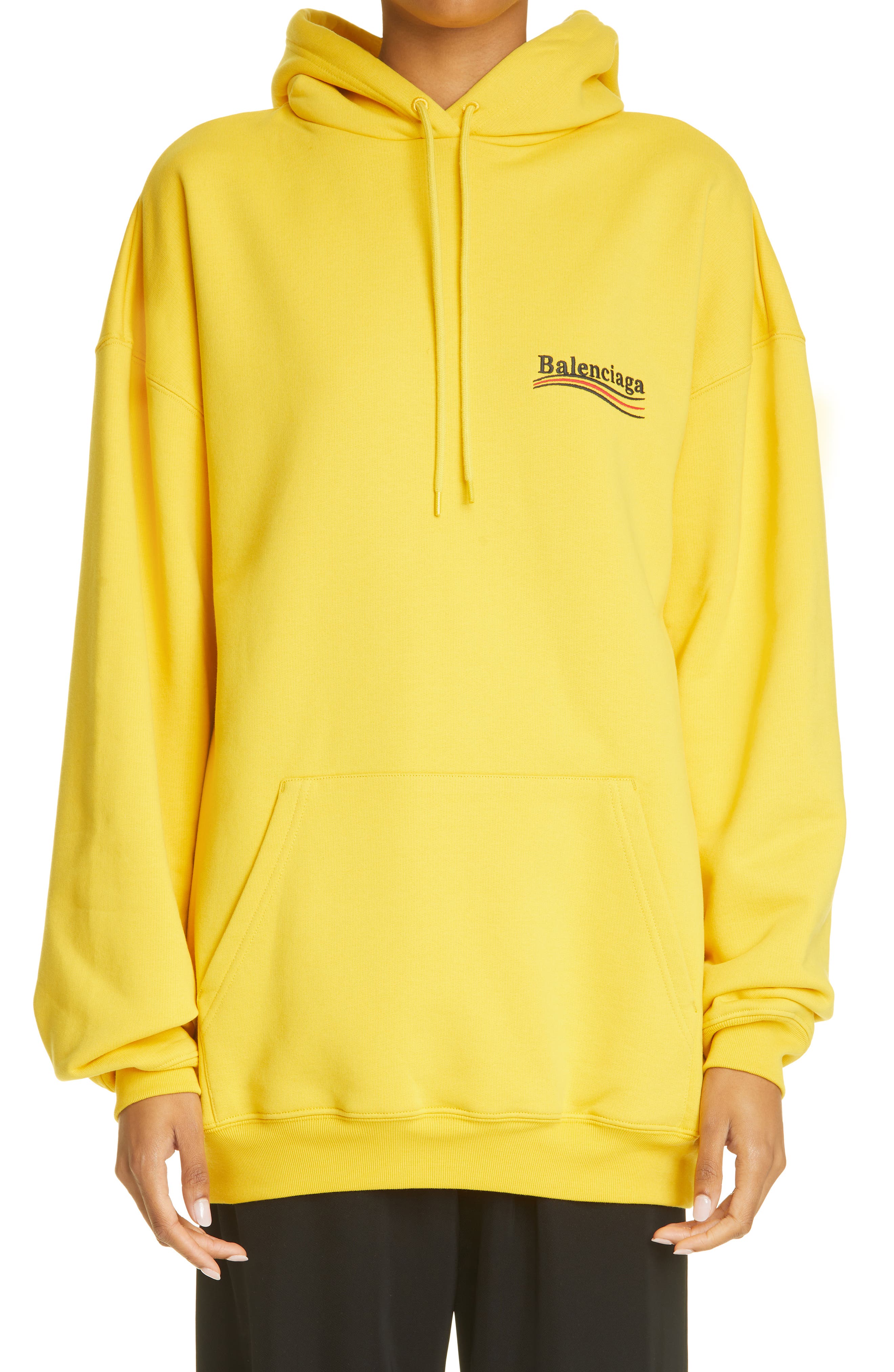 yellow zip up