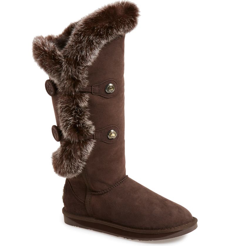 Australia Luxe Collective 'Nordic Angel' Tall Boot with Genuine Rabbit ...