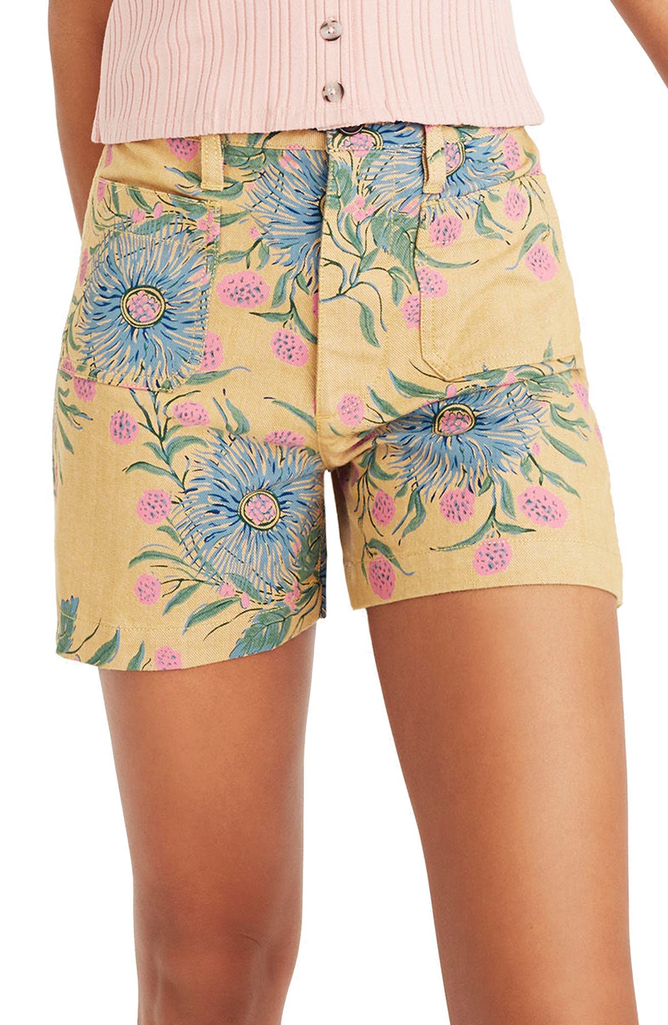 madewell floral shorts