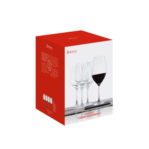 SPIEGELAU SPIEGELAU VINO GRANDE BURGUNDY WINE GLASS SET OF 4