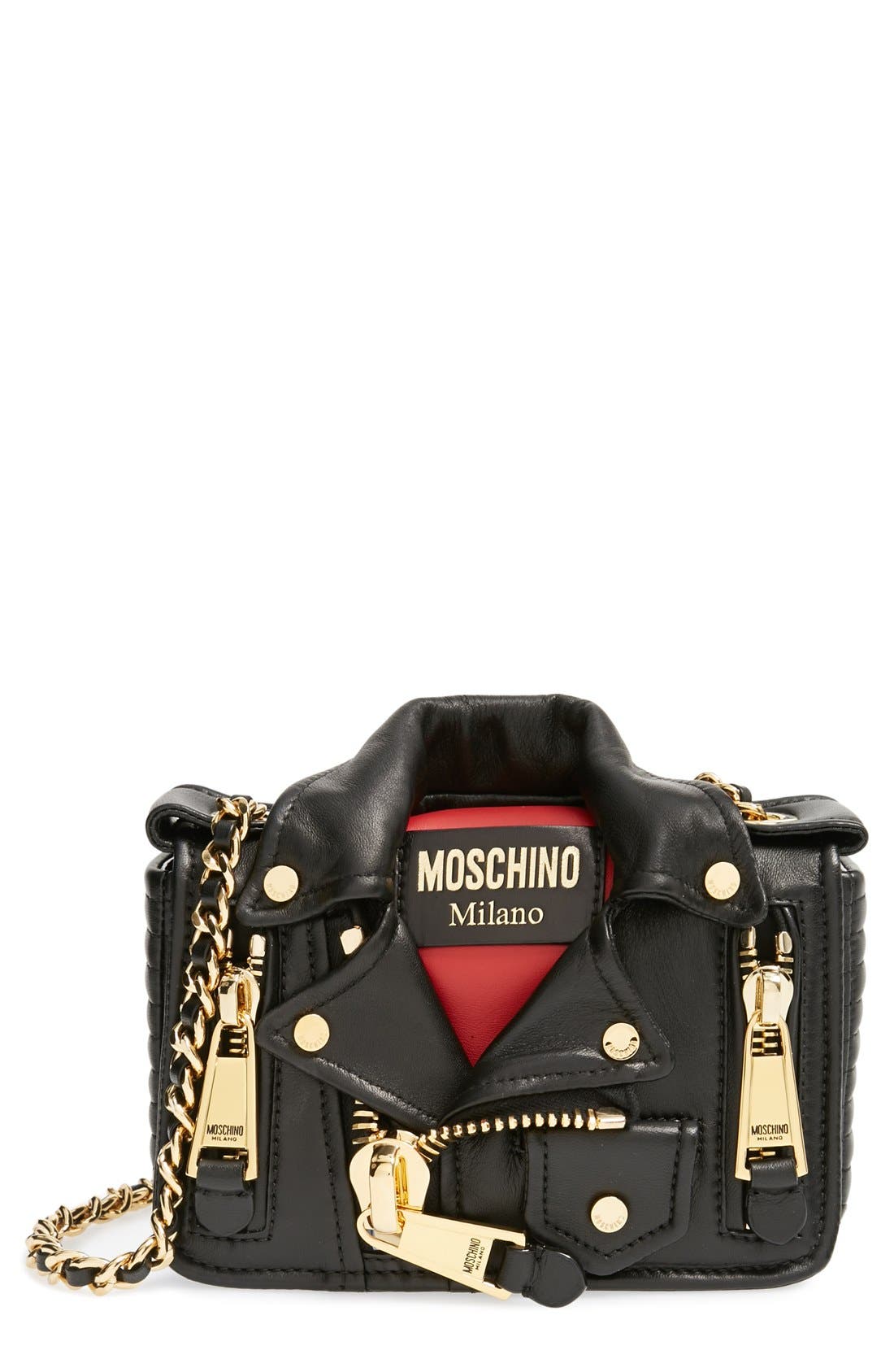Moschino 'Mini Leather Jacket' Crossbody Bag Nordstrom