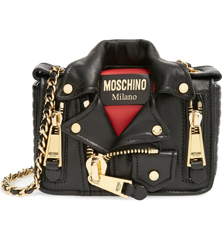 Moschino 'Mini Leather Jacket' Crossbody Bag | Nordstrom