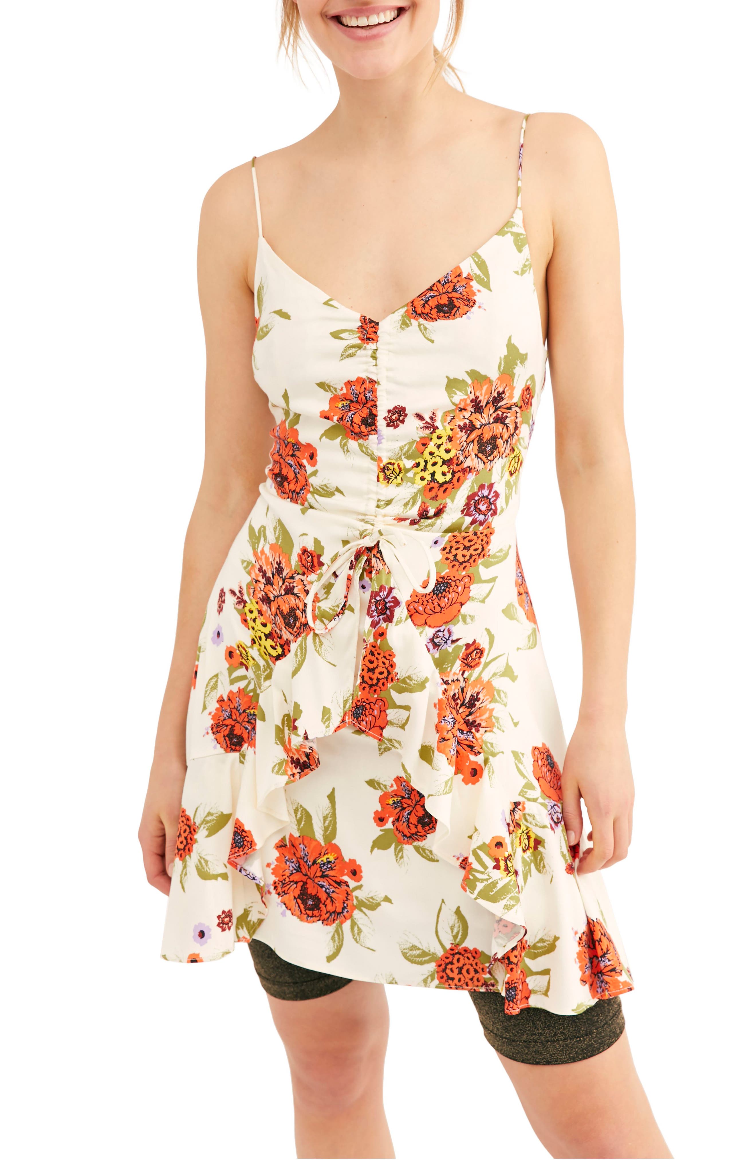 Free People Happy Heart Minidress, Ivory