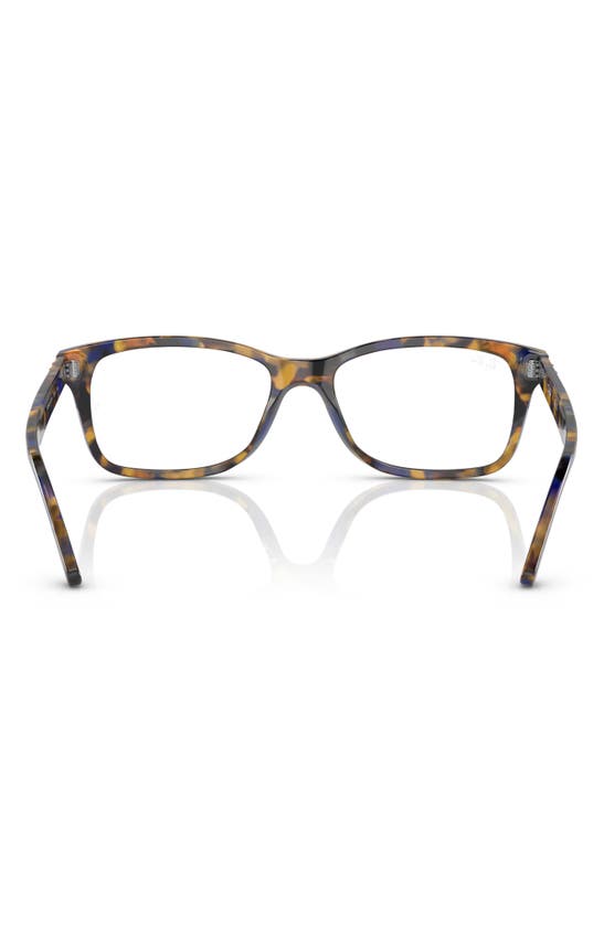 Ray Ban 53mm Square Optical Glasses In Yellow