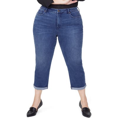Plus Size Nydj Chloe Capri Jeans, Blue