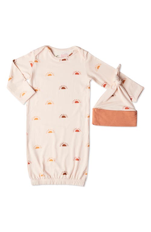 Baby Grey by Everly Grey Gown & Hat Set in Sunrise