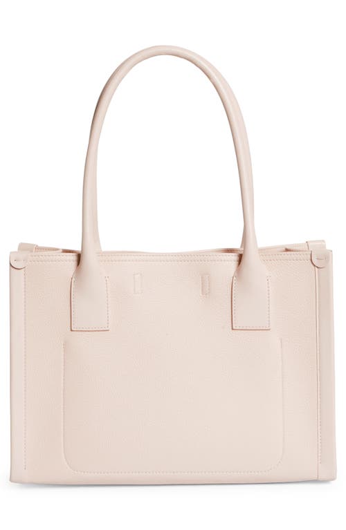 Shop Christian Louboutin Small By My Side Tote In Leche/leche/leche