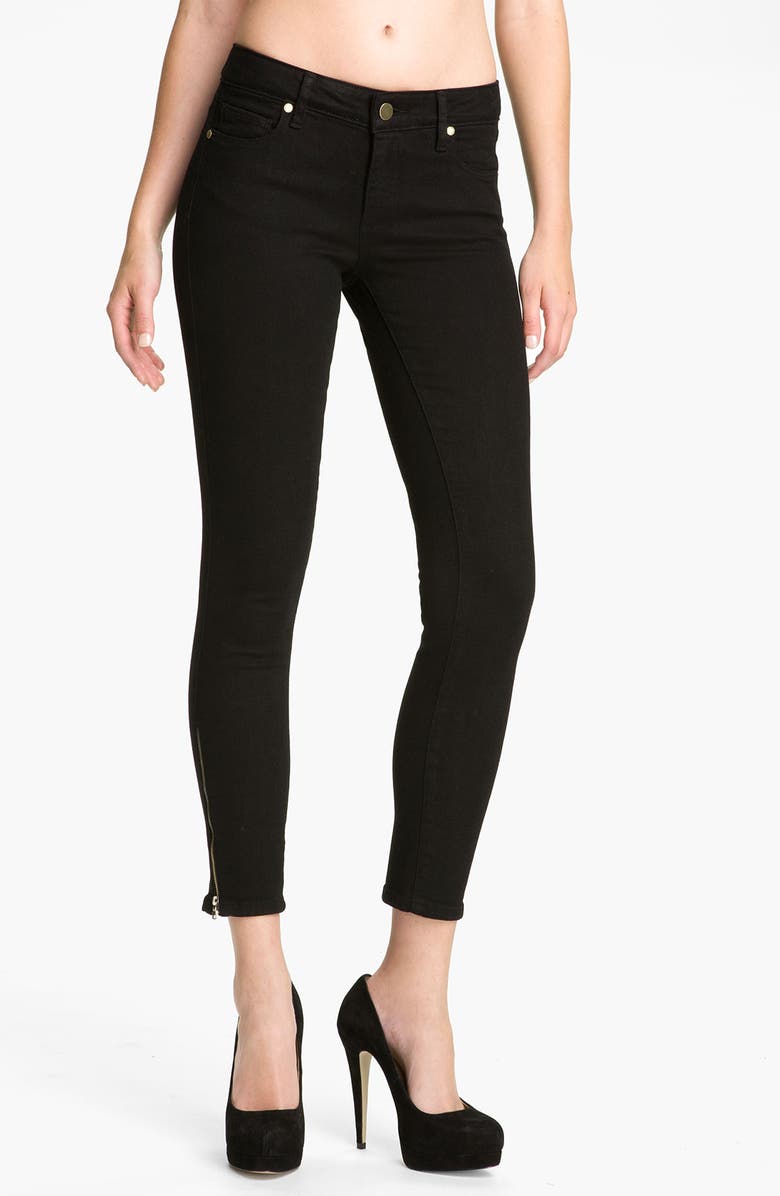 Paige Denim 'Verdugo' Ankle Zip Skinny Stretch Jeans (Black Ink ...