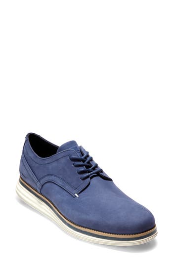 Cole Haan Originalgrand Cloudfeel Oxford In Navy Blazer Nubuck