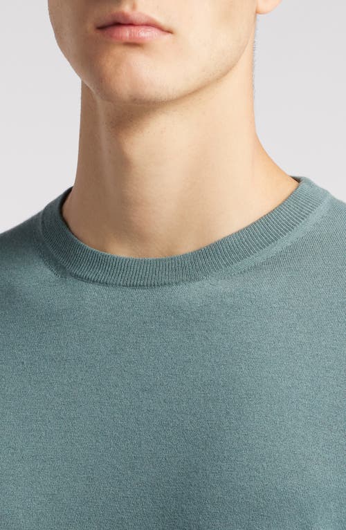 Shop Canali 90th Anniversary Cashmere Crewneck Sweater In Light Green