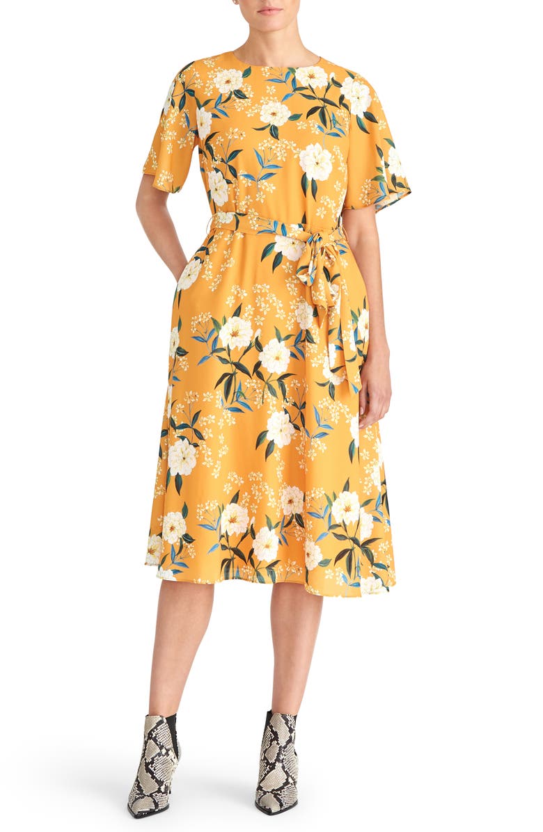 Rachel Roy CollectionFloral Belted Dress | Nordstrom