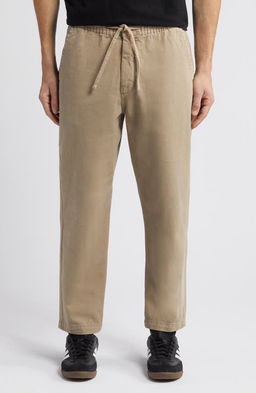 Kurt Organic Cotton Twill Pants in Light Khaki