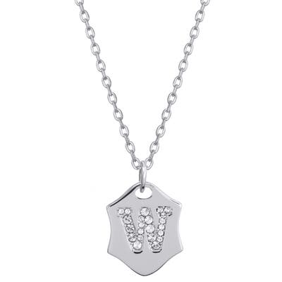 Stella + Ruby Nom De Plume Initial Pendant Necklace