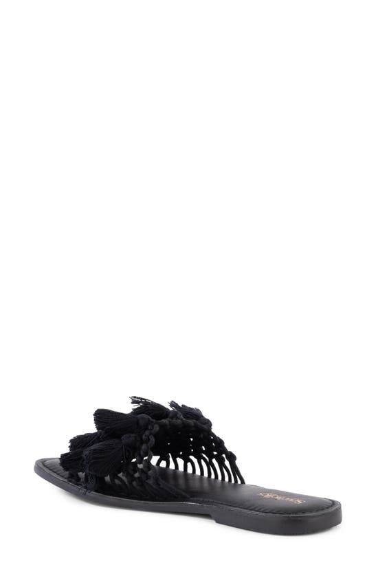 Seychelles Camellia Slide Sandal In Black