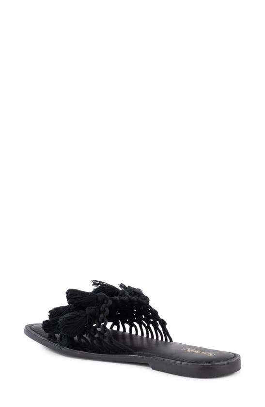 Shop Seychelles Camellia Slide Sandal In Black