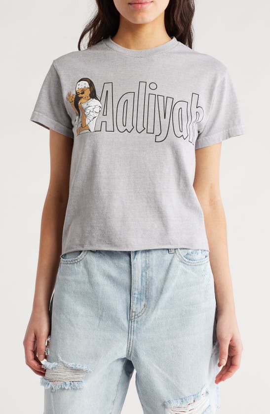 Philcos Aaliyah Graphic T-shirt In Grey