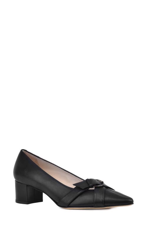 Amalfi by Rangoni Pacifico Pointed Toe Pump in Black Parmasofty