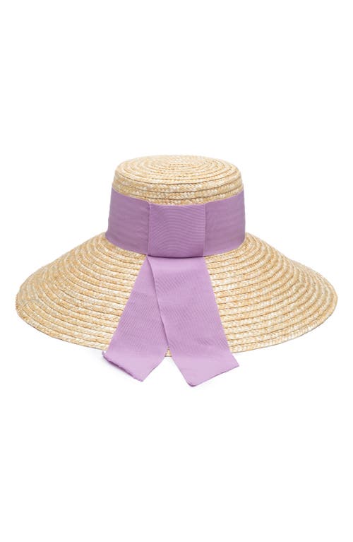 Eugenia Kim Mirabel Straw Hat in Lilac at Nordstrom