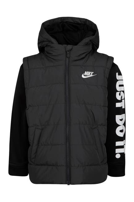 Download Nike | Therma Padded Mock Vest Jacket | Nordstrom Rack