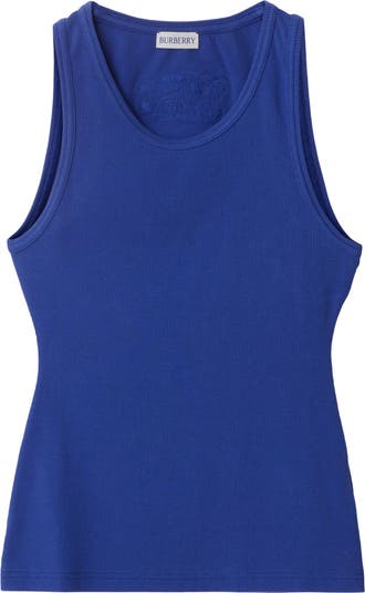 Slim Fit Tonal EKD Rib Tank