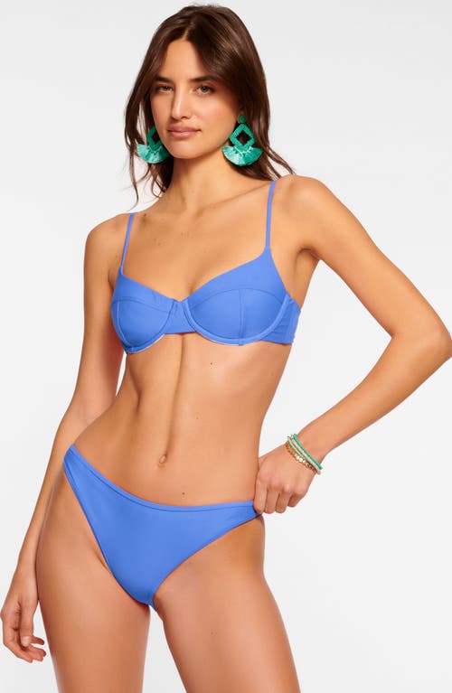 Shop Ramy Brook Mona Underwire Bikini Top In Serene Blue