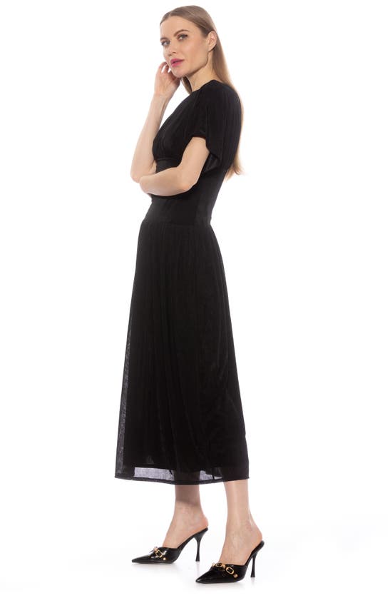 Shop Alexia Admor Luna Dolman Sleeve Maxi Dress In Black