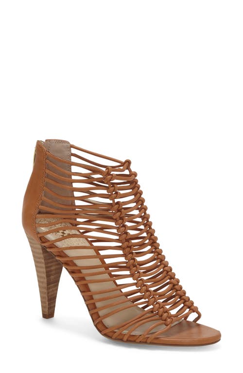 Vince Camuto Alsandra Strappy Cage Sandal in Brick Leather at Nordstrom, Size 7.5