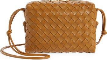 Bottega Veneta - Cassette Small Intrecciato-leather Bucket Bag - Womens - Camel