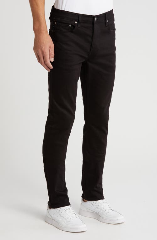 Shop Ksubi Chitch Ace Metal Distressed Skinny Jeans In Black