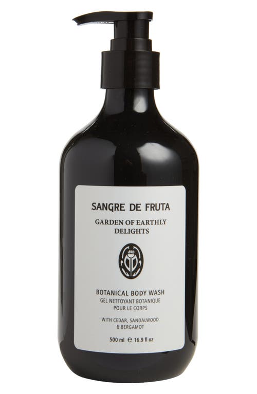 Garden of Earthly Delights Botanical Body Wash in Black