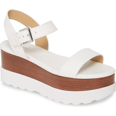 Michael Michael Kors Marlon Platform Sandal- White