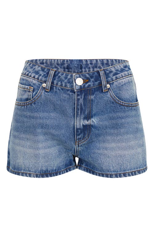 Shop Nasty Gal Cheeky Denim Shorts In Authentic Midwash