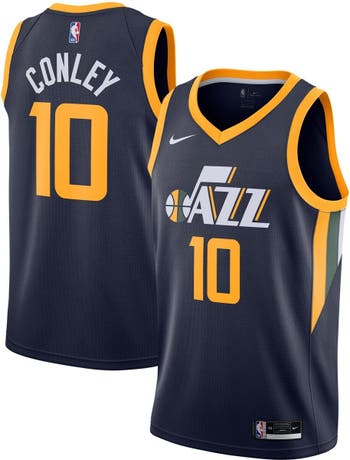 Men's Nike Mike Conley Navy Utah Jazz 2020/21 Swingman Jersey - Icon Edition
