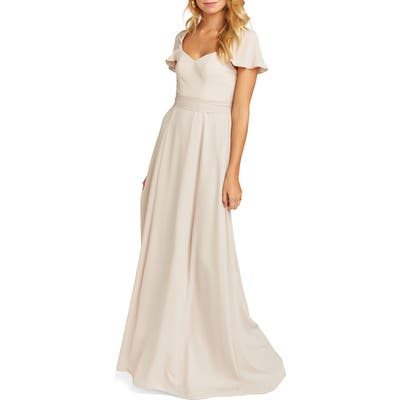 Show Me Your Mumu Marie Sweetheart Gown, Beige