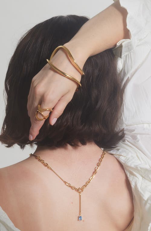 Lady Grey Raia Set Of 3 Stacking Rings In Gold