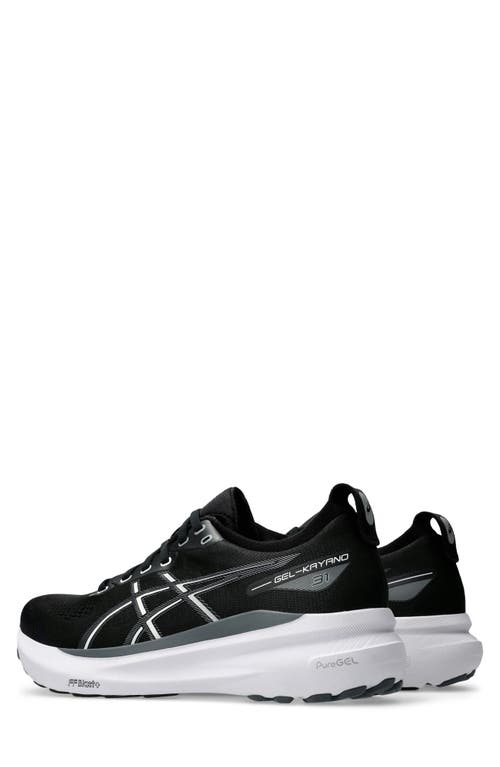 Asics ® Gel-kayano® 31 Running Shoe In Black/ White