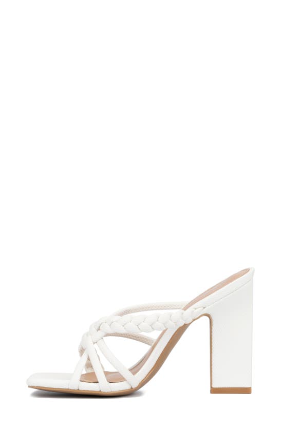 Shop New York And Company Dalia Heeled Sandal In White