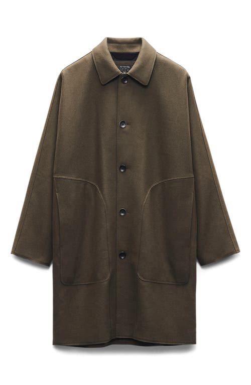 Rag & Bone Marshall Wool Blend Overcoat In Green