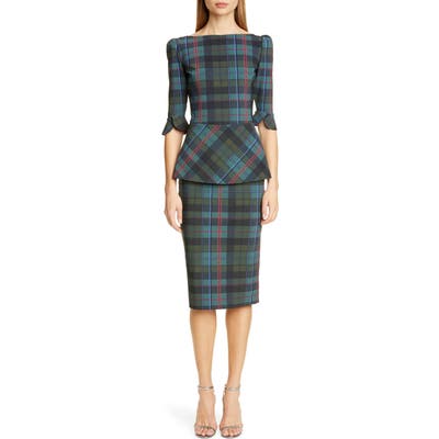 Chiara Boni La Petite Robe Edelumi Print Cocktail Dress, US / 48 IT - Black