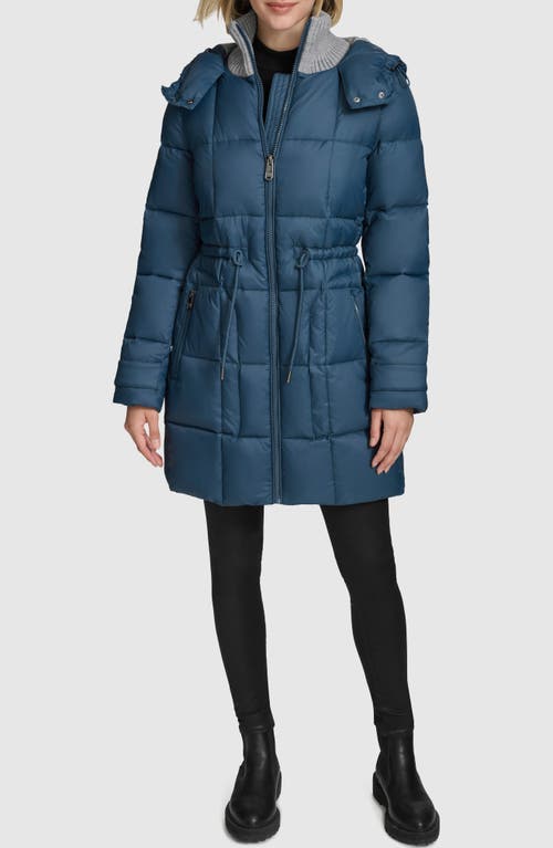 Andrew Marc Peyton Box Quilted Parka in Midnight 