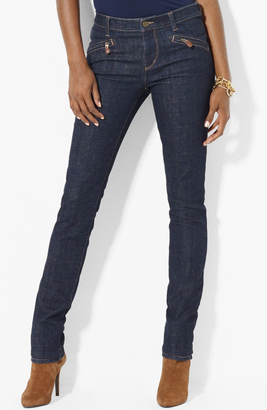Lauren Ralph Lauren Zip Pocket Jeans Nordstrom