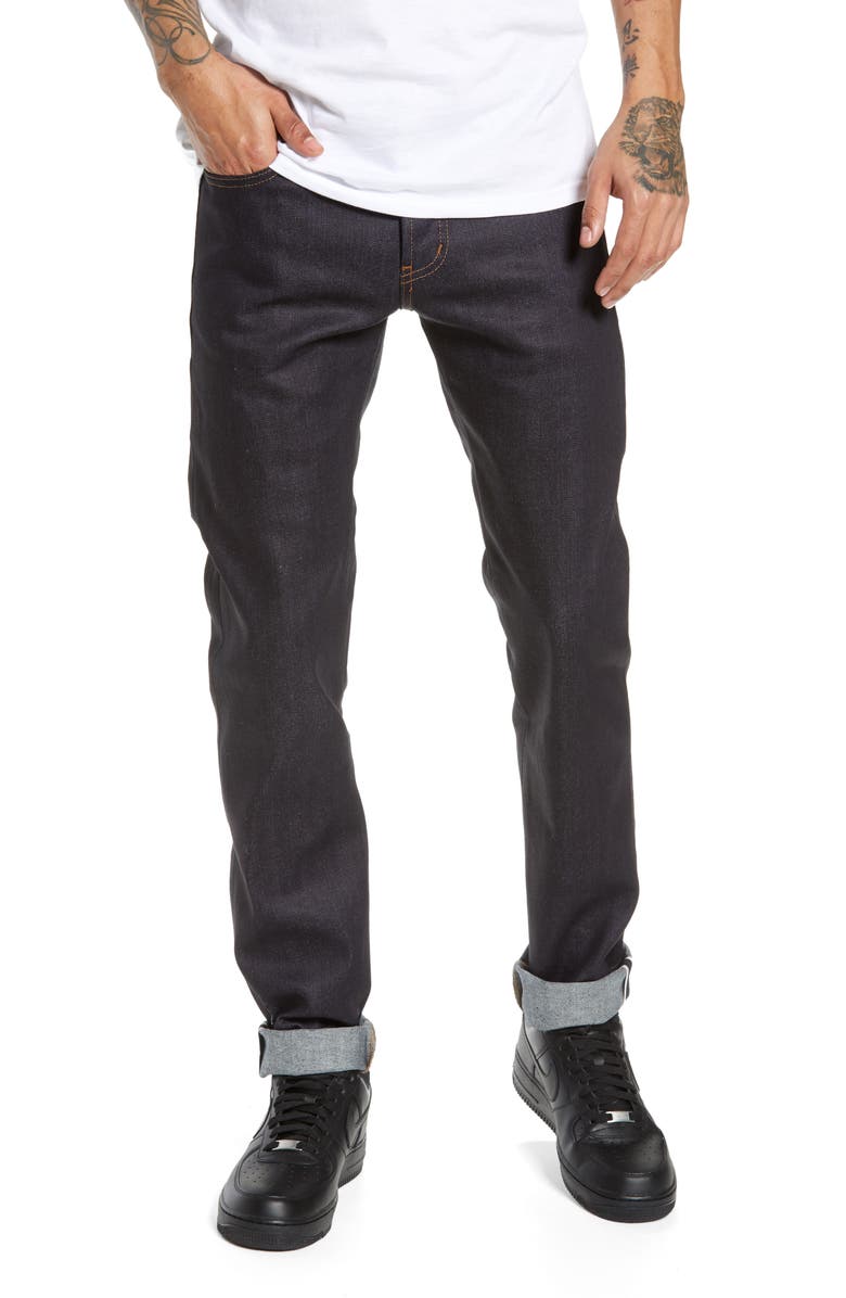 Naked & Famous Denim Super Guy Skinny Fit Jeans (Nightshade Stretch ...
