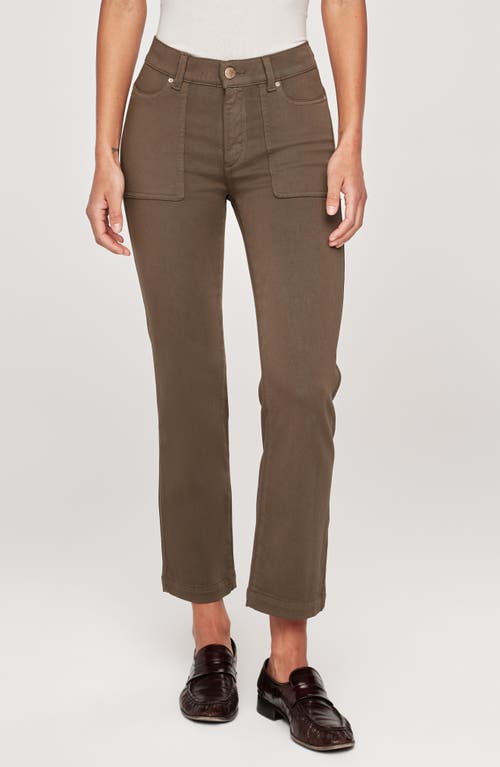 Shop Dl1961 Mara Instasculpt Mid Rise Ankle Straight Leg Pants In Dark Catskills